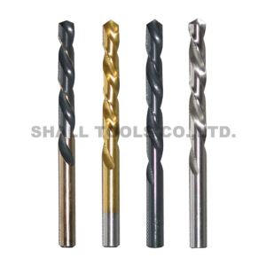 锡涂层HSS钴8％M50 M35平方米，带完全接地的直柄扭曲钻头DIN 338用于不锈钢和各种金属