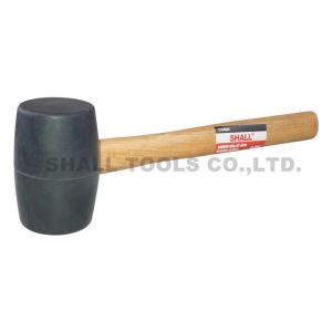 Hautine高质量橡胶槌，带木制手柄，法国类型。